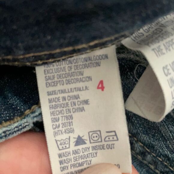 Vintage Tommy Hilfiger Retro Denim Jean Capris Size 4 - Picture 10 of 15